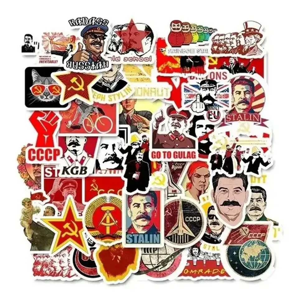 La Unión Soviética - Set De 50 Stickers / Calcomanias 4