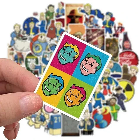 Fallout - Set De 50 Stickers / Calcomanias / Pegatinas