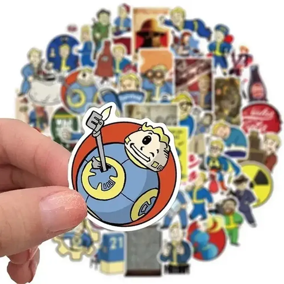 Fallout - Set De 50 Stickers / Calcomanias / Pegatinas 3