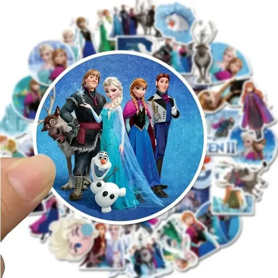 Frozen - Set De 50 Stickers / Calcomanías / Pegatinas 2