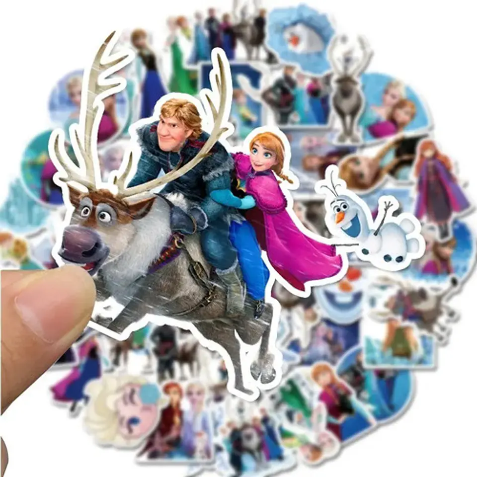 Frozen - Set De 50 Stickers / Calcomanías / Pegatinas 4
