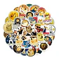 Dogecoin Set De 50 Stickers / Calcomanias / Pegatinas - Miniatura 1