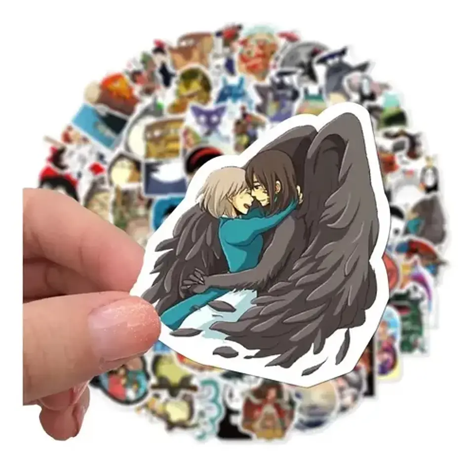 Hayao Miyazaki - Set De 50 Stickers / Calcomanias 3