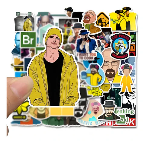 Breaking Bad - Set De 50 Stickers / Calcomanias / Pegatinas