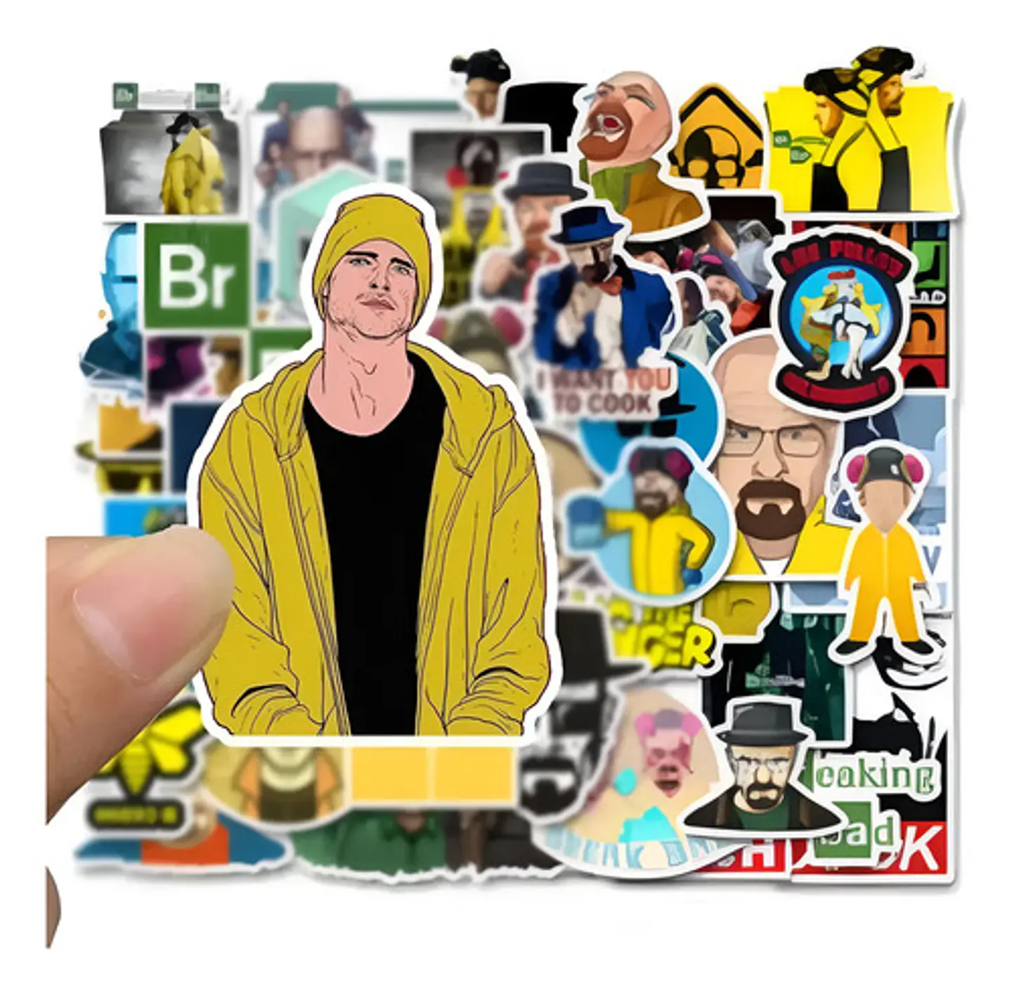 Breaking Bad - Set De 50 Stickers / Calcomanias / Pegatinas 1