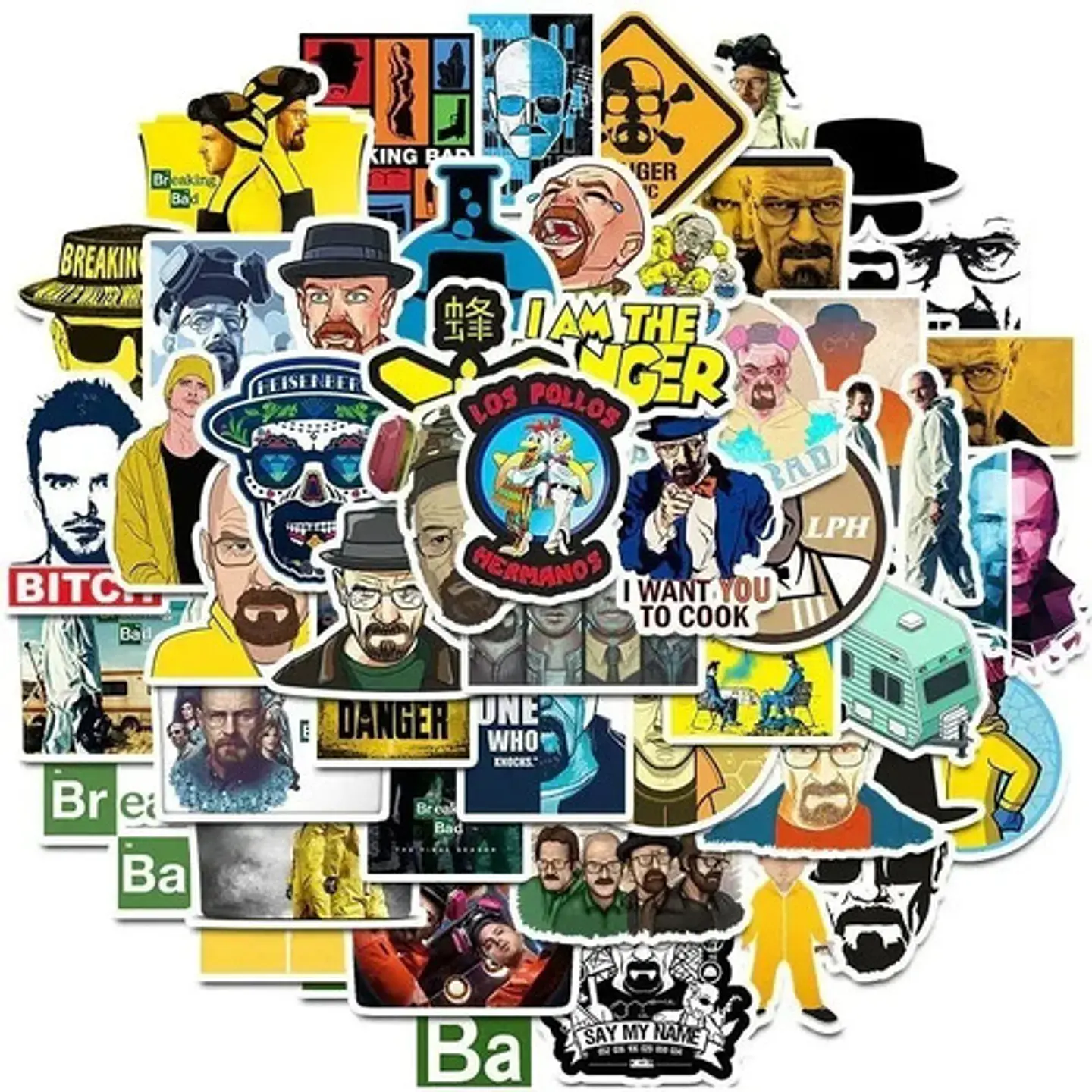 Breaking Bad - Set De 50 Stickers / Calcomanias / Pegatinas 2