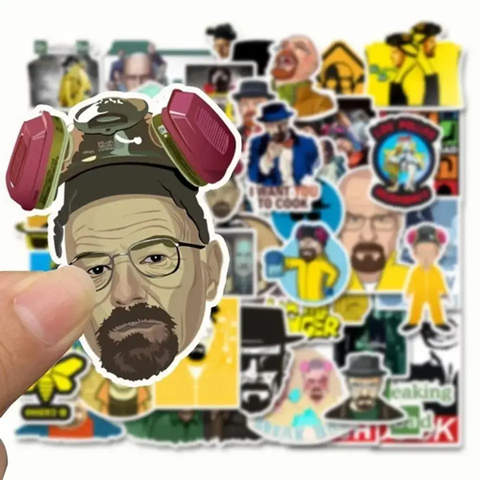 Breaking Bad - Set De 50 Stickers / Calcomanias / Pegatinas 3