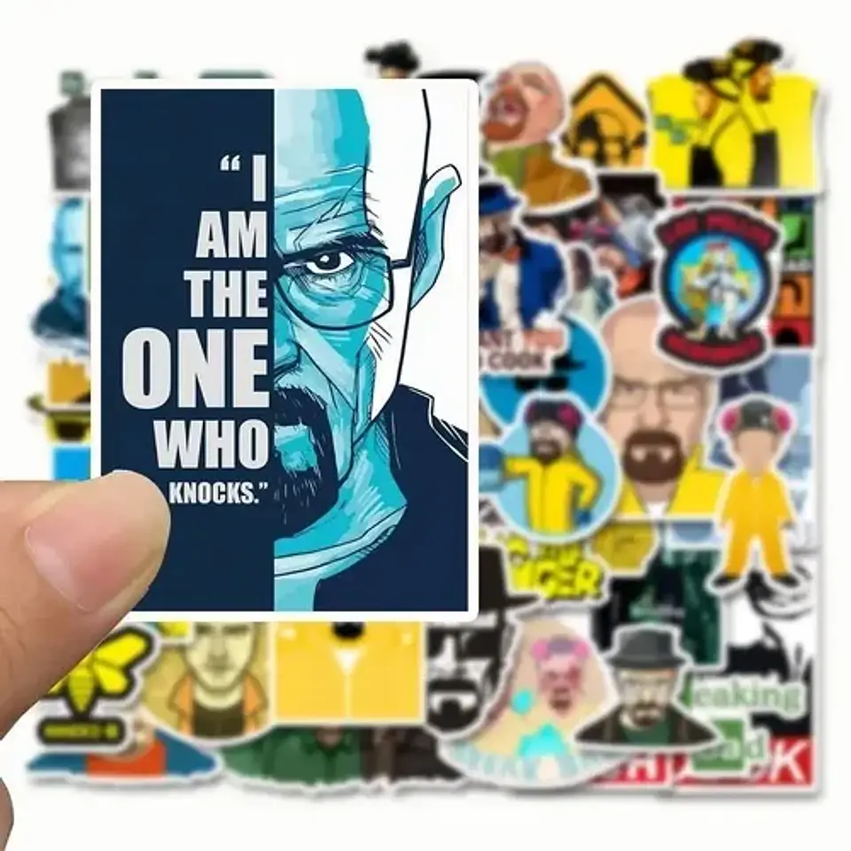 Breaking Bad - Set De 50 Stickers / Calcomanias / Pegatinas 4