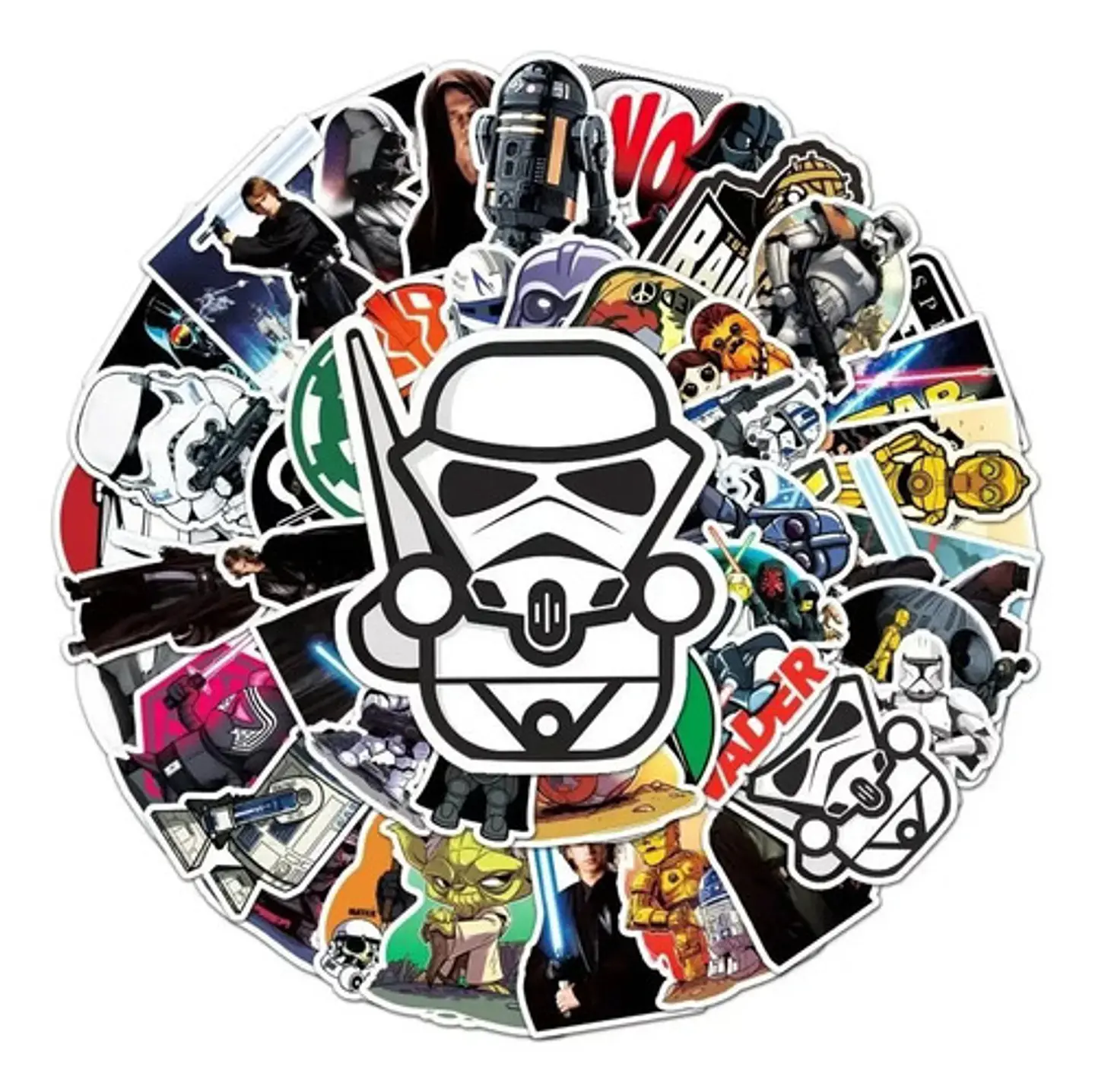 Star Wars - Set De 50 Stickers / Calcomanias 4