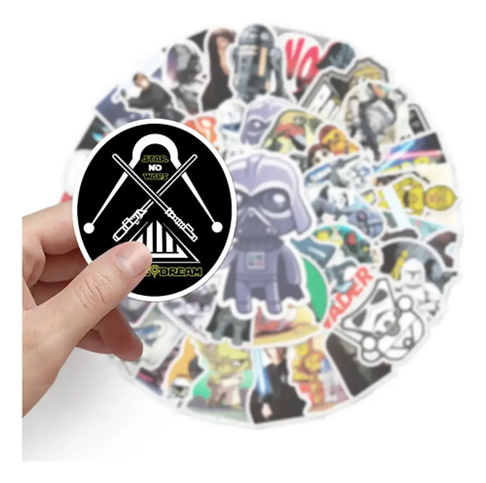 Star Wars - Set De 50 Stickers / Calcomanias 5