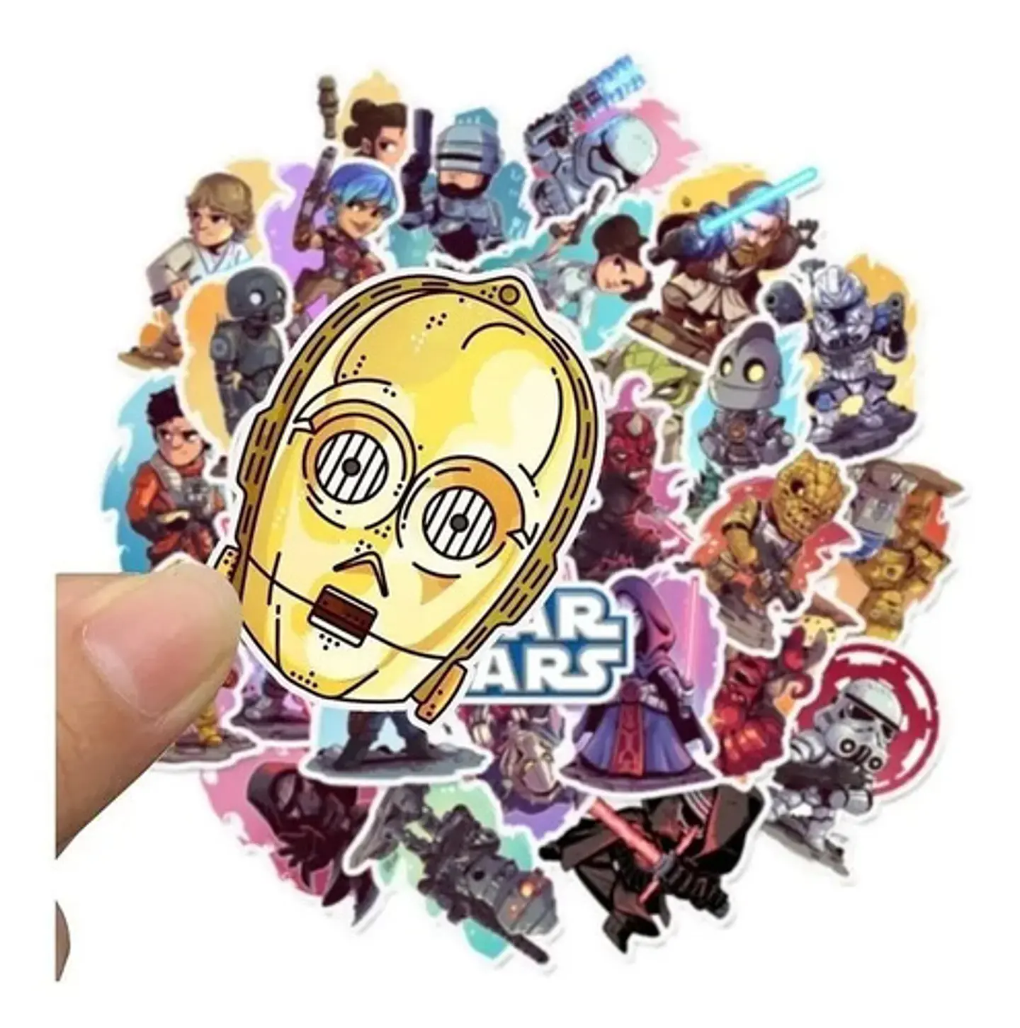 Star Wars - Set De 50 Stickers / Calcomanias 9