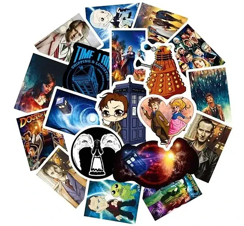 Doctor Who - Set De 50 Stickers / Calcomanias / Pegatinas