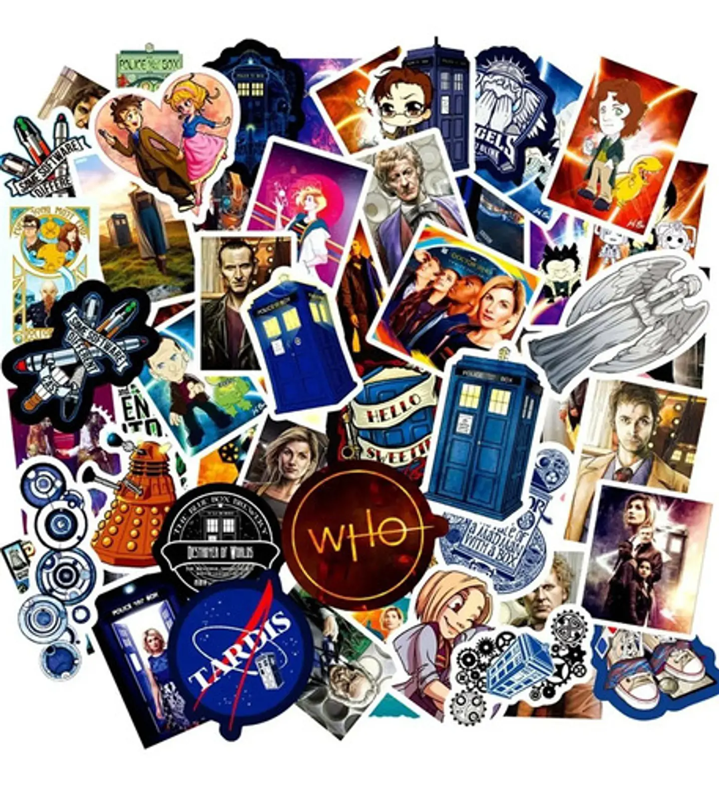 Doctor Who - Set De 50 Stickers / Calcomanias / Pegatinas 5