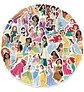 Princesas Disney - Set De 50 Stickers / Calcomanias  - Miniatura 1