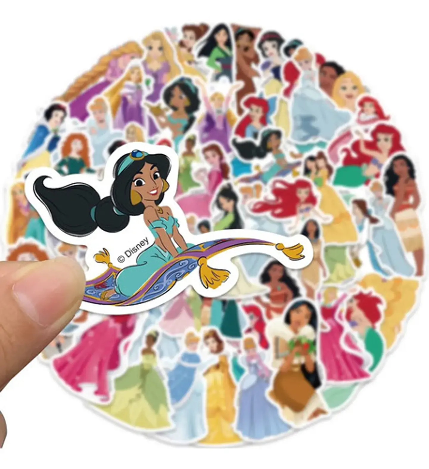 Princesas Disney - Set De 50 Stickers / Calcomanias  2