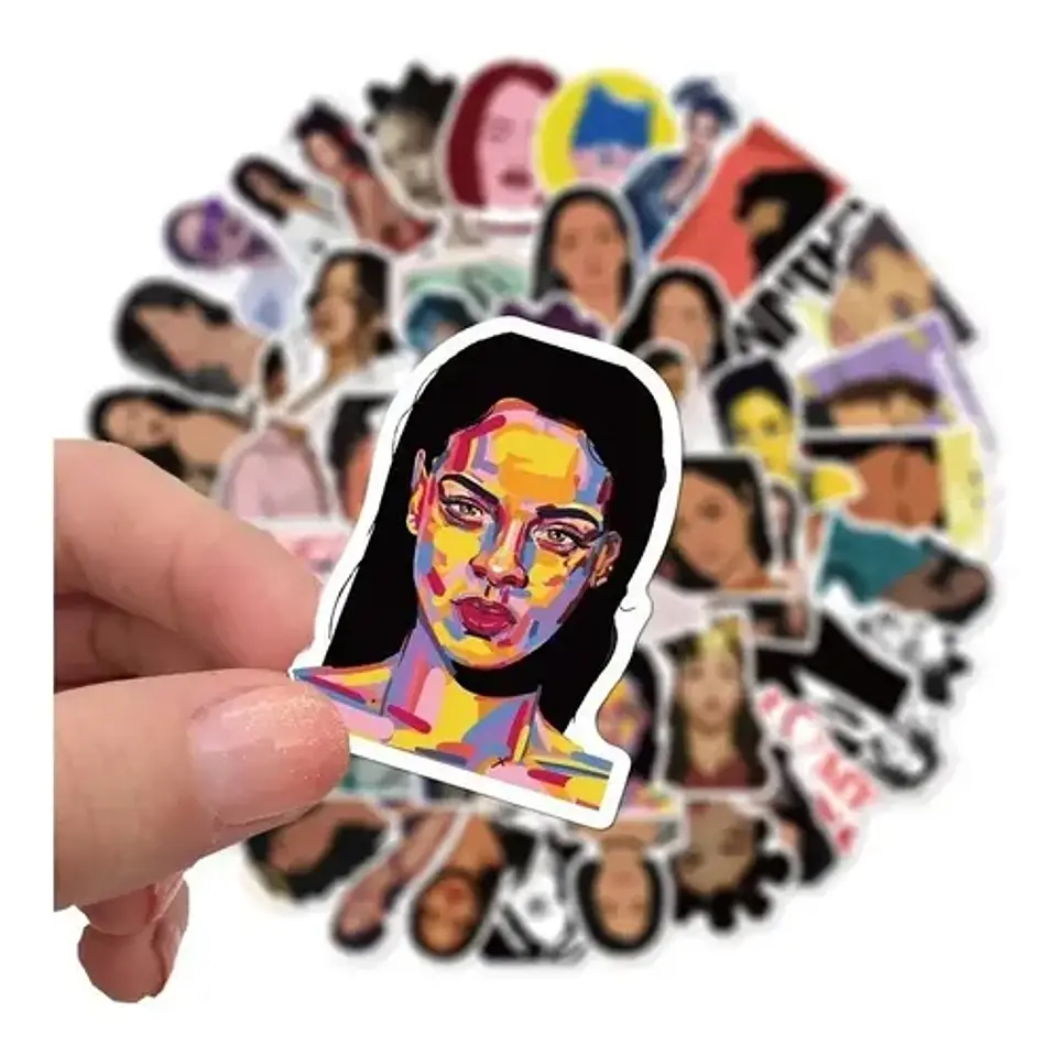 Rihanna - Set De 50 Stickers / Calcomanias / Pegatinas 3