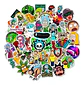 Rick Y Morty - Set De 50 Stickers / Calcomanias - Miniatura 1