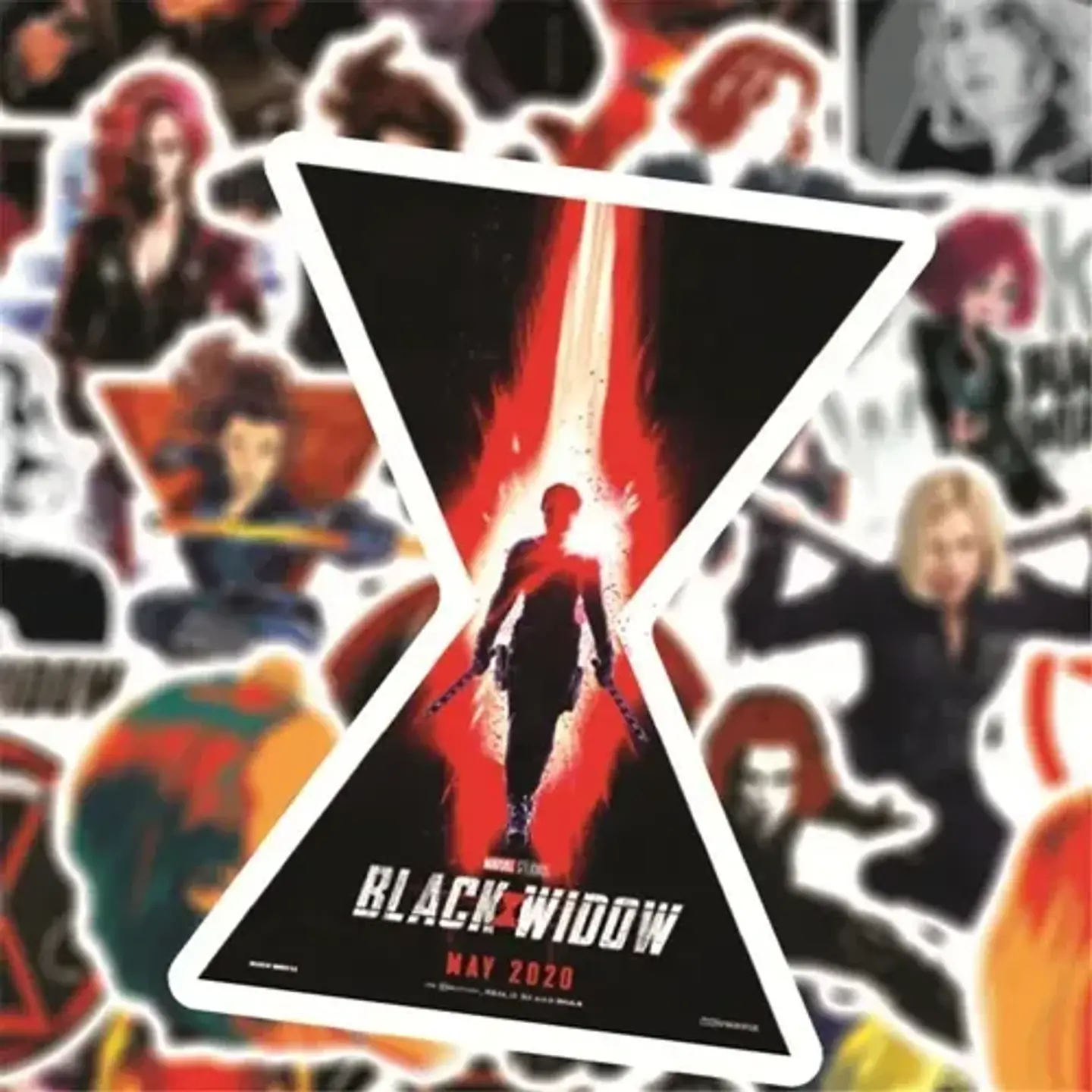 Black Widow - Set De 50 Stickers / Calcomanias / Pegatinas 6