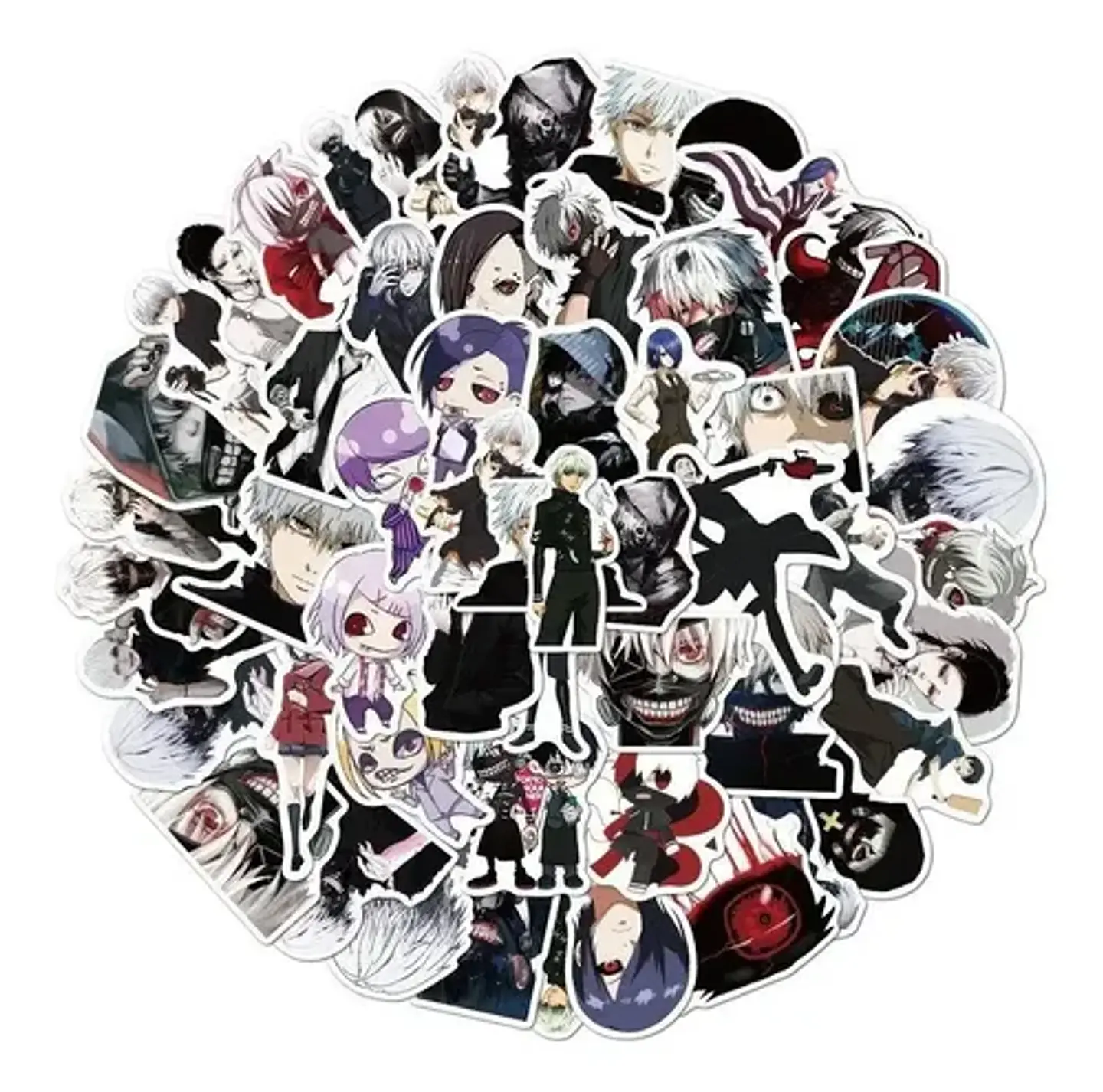 Tokyo Ghoul - Set De 50 Stickers / Calcomanias / Pegatinas 1