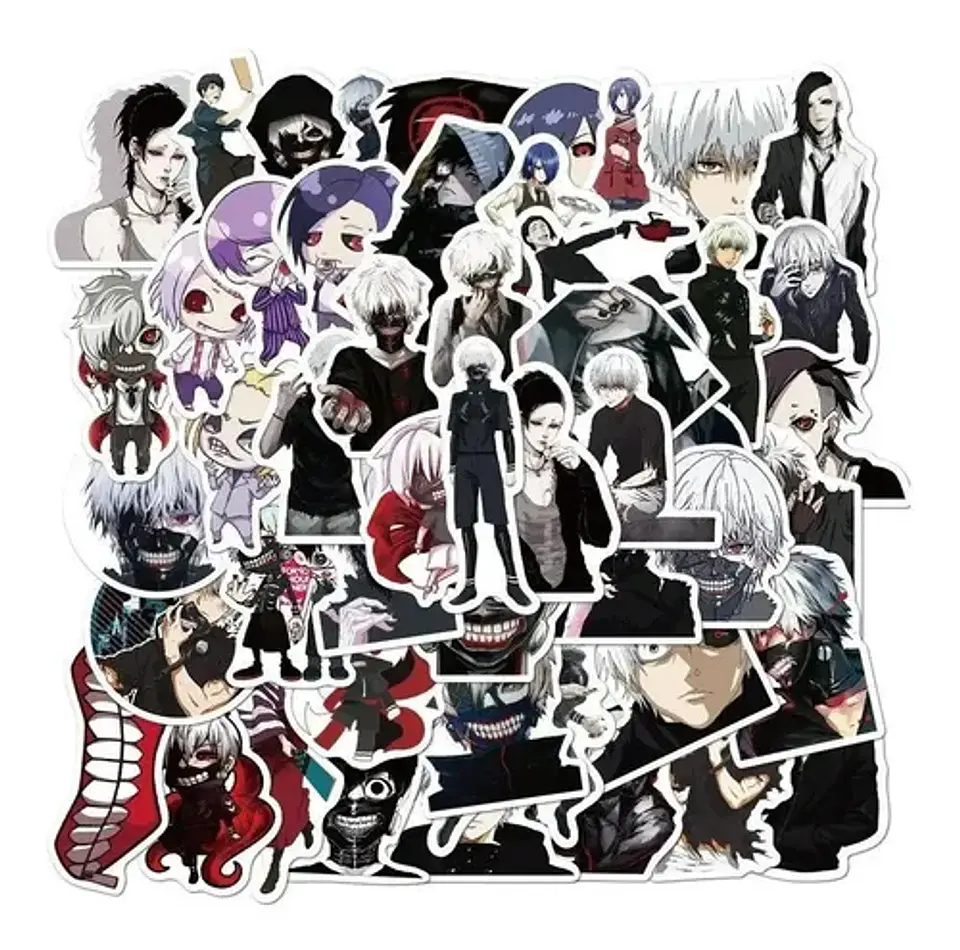 Tokyo Ghoul - Set De 50 Stickers / Calcomanias / Pegatinas 4