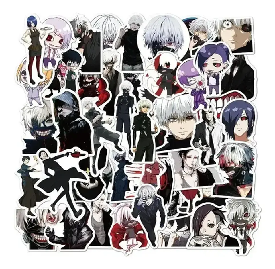 Tokyo Ghoul - Set De 50 Stickers / Calcomanias / Pegatinas 5