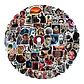 Horror Mix - Set De 50 Stickers / Calcomanias / Pegatinas - Miniatura 4
