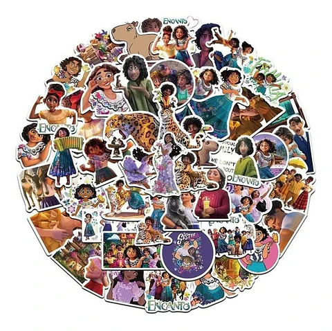 Encanto - Set De 50 Stickers / Calcomanias / Pegatinas