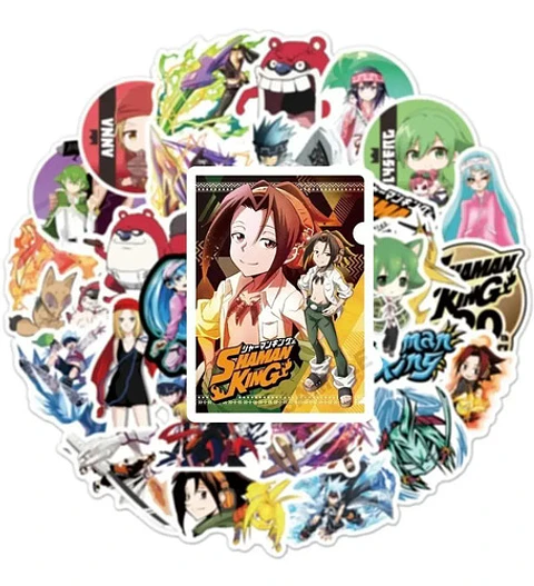 Shaman King - Set De 50 Stickers / Calcomanias / Pegatinas