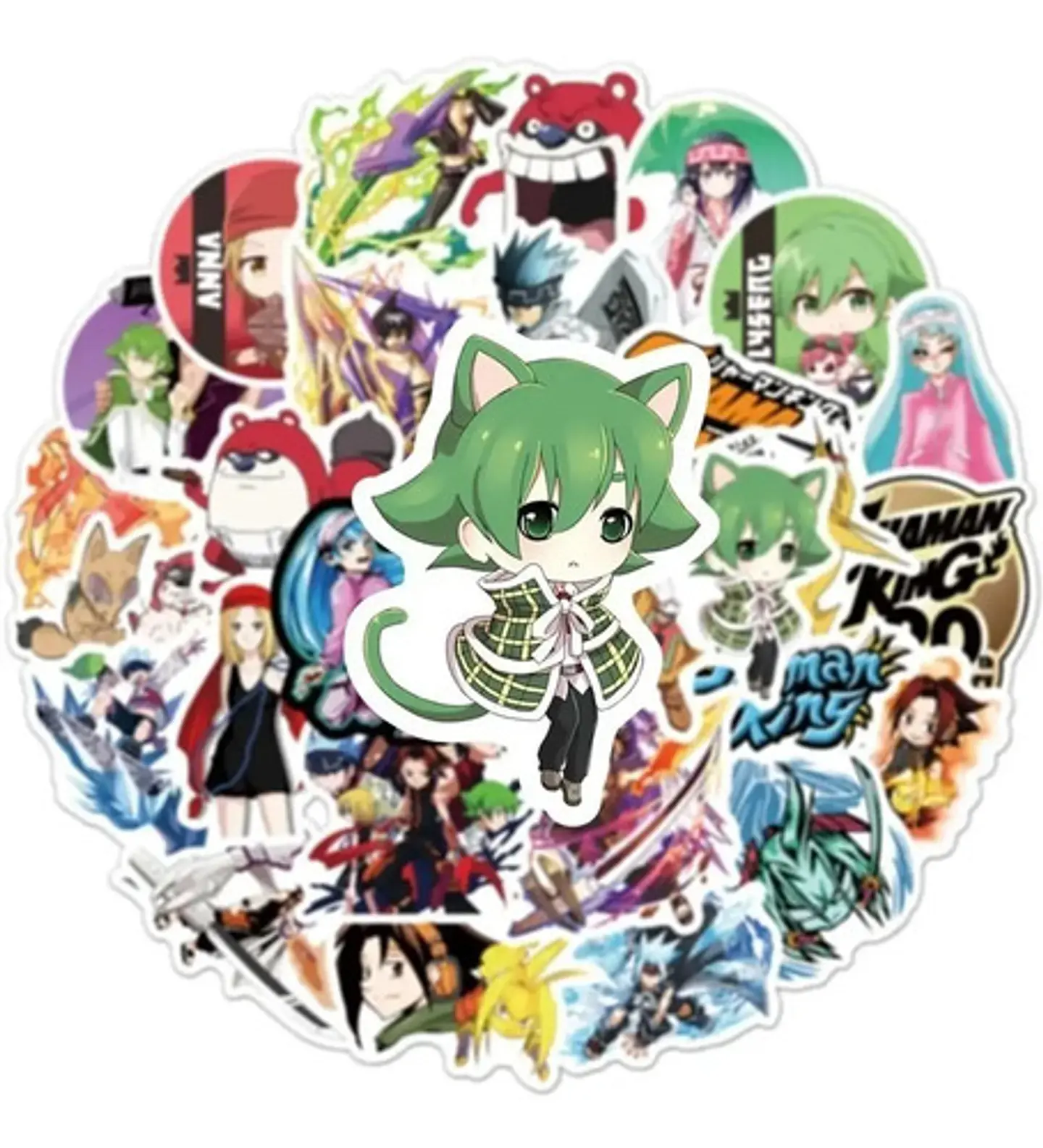 Shaman King - Set De 50 Stickers / Calcomanias / Pegatinas 3