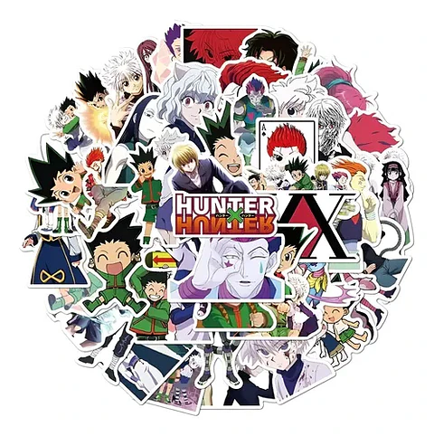 Hunter X Hunter - Set De 50 Stickers / Calcomanias