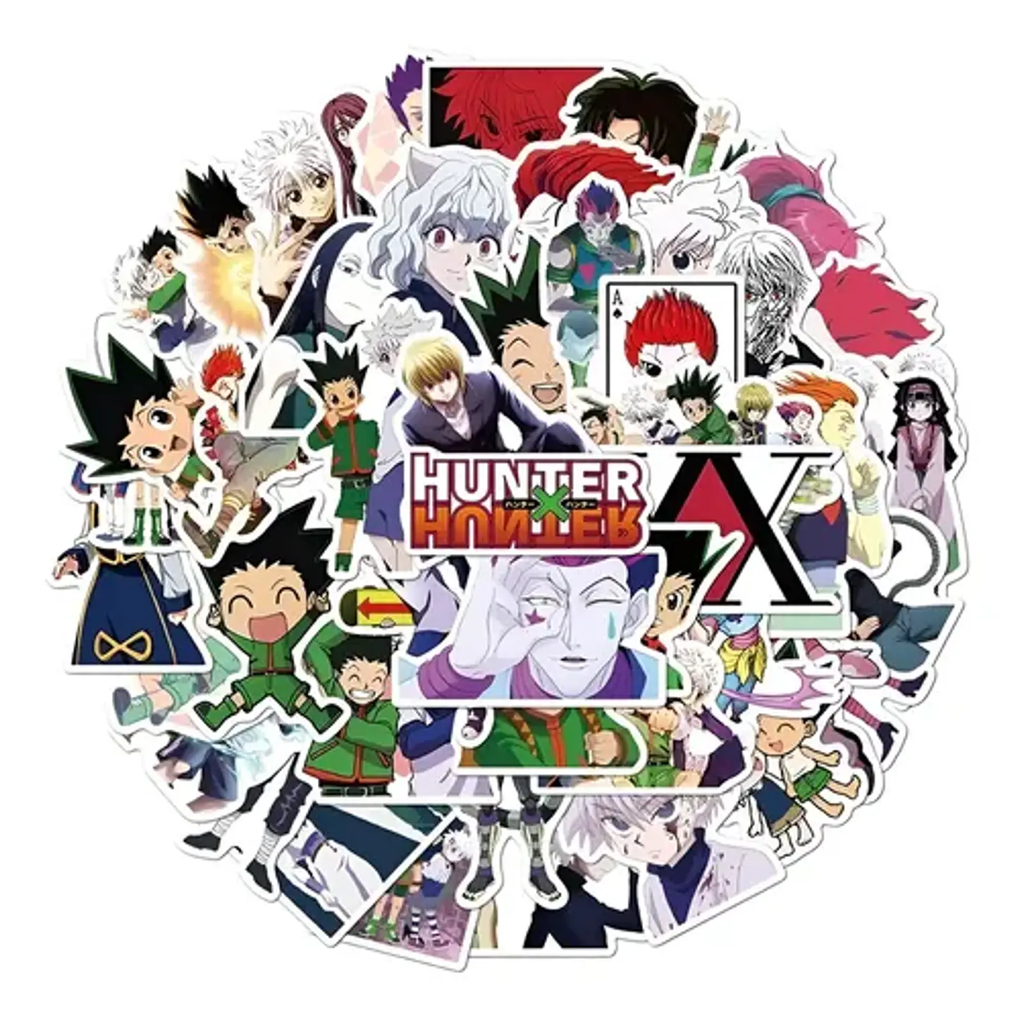 Hunter X Hunter - Set De 50 Stickers / Calcomanias 1