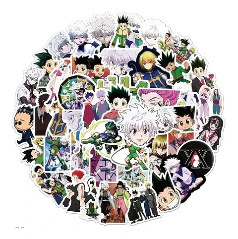 Hunter X Hunter - Set De 50 Stickers / Calcomanias