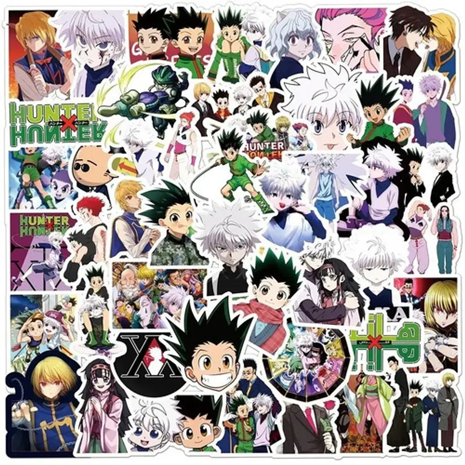 Hunter X Hunter - Set De 50 Stickers / Calcomanias 3