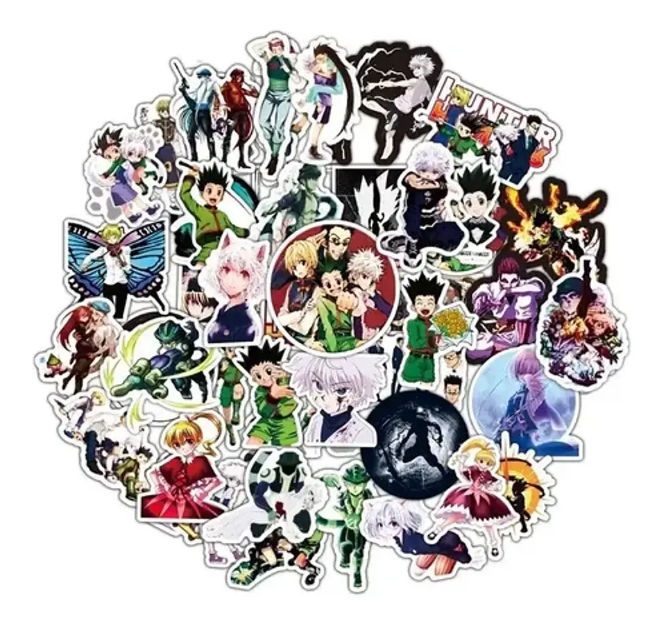 Hunter X Hunter - Set De 50 Stickers / Calcomanias 4