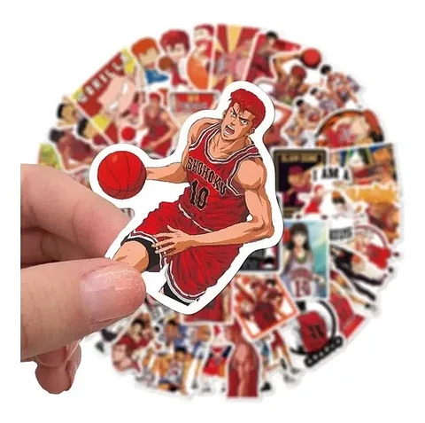 Slam Dunk - Set De 50 Stickers / Calcomanias
