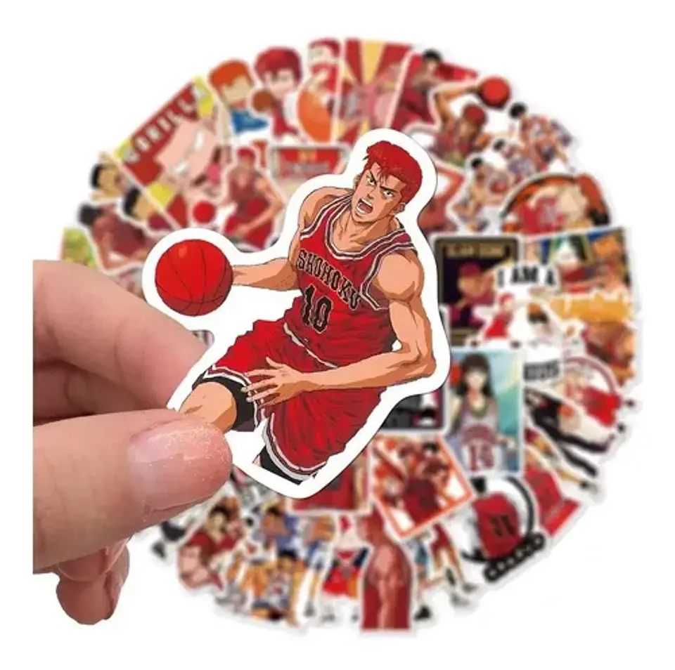 Slam Dunk - Set De 50 Stickers / Calcomanias 2