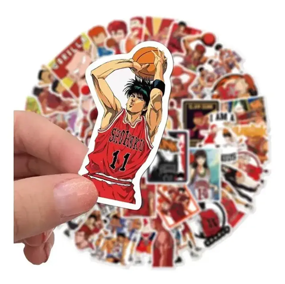 Slam Dunk - Set De 50 Stickers / Calcomanias 3