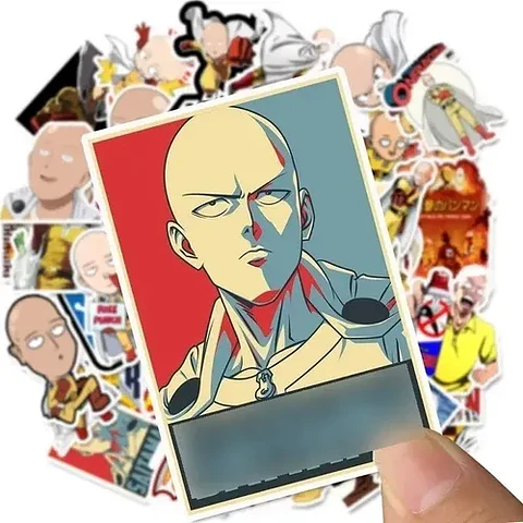 One Punch Man - Set De 50 Stickers / Calcomanias / Pegatinas