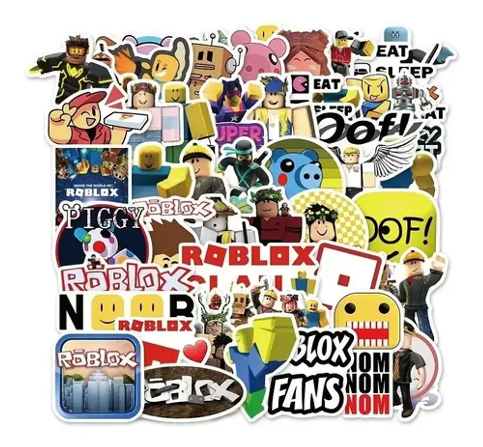 Roblox - Set De 50 Stickers / Calcomanias / Pegatinas 4