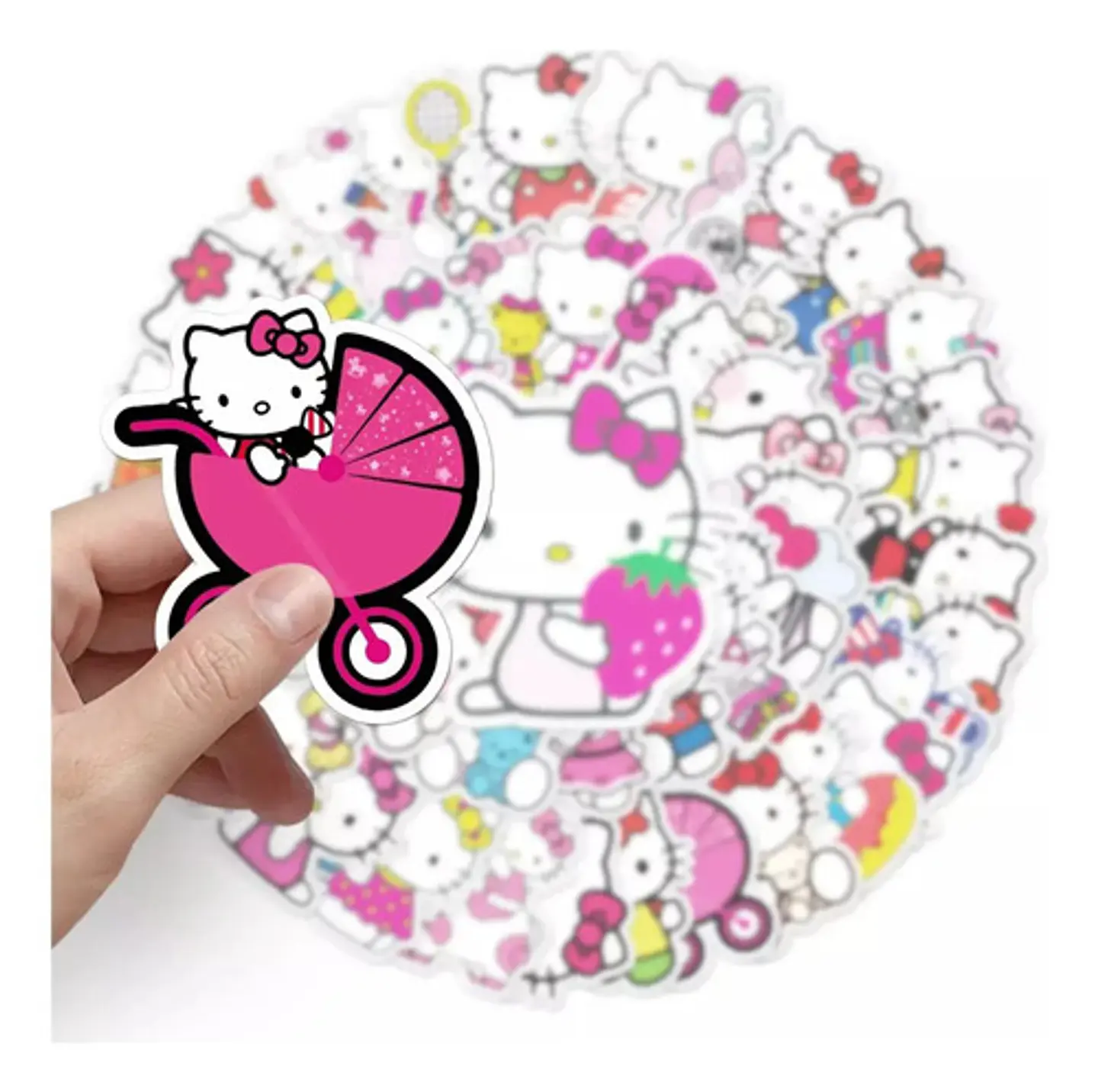 Hello Kitty - Set De 50 Stickers / Calcomanias / Pegatinas 3