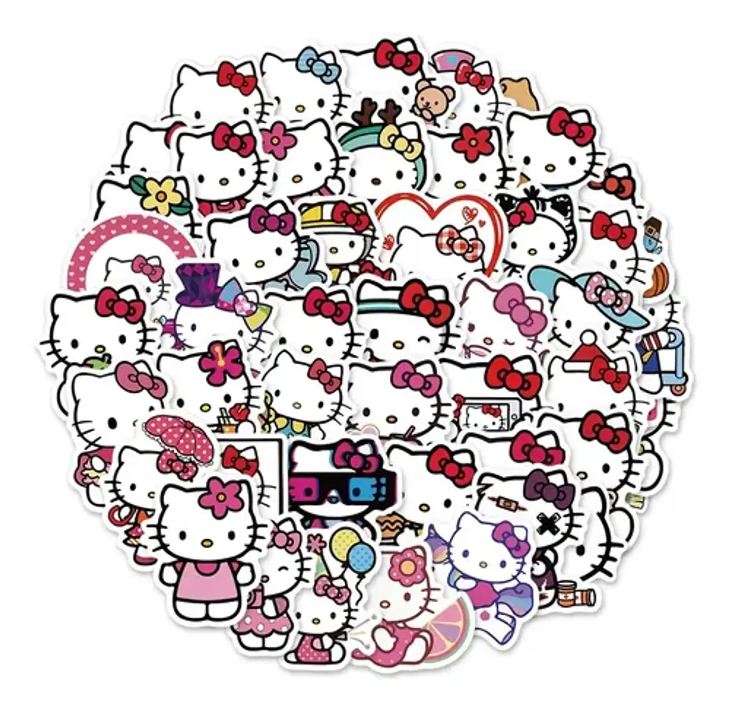 Hello Kitty - Set De 50 Stickers / Calcomanias / Pegatinas 4