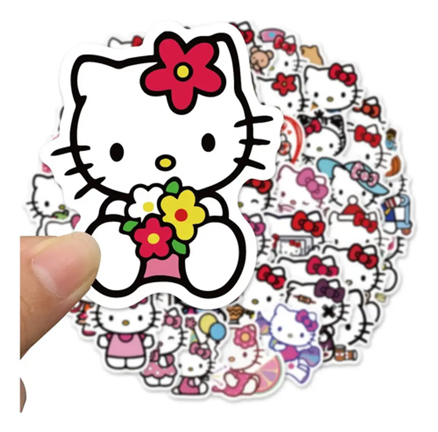 Hello Kitty - Set De 50 Stickers / Calcomanias / Pegatinas 5