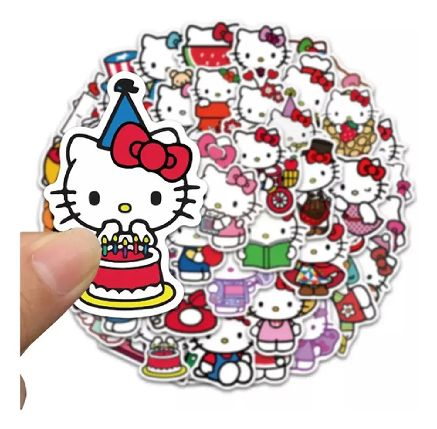 Hello Kitty - Set De 50 Stickers / Calcomanias / Pegatinas 9