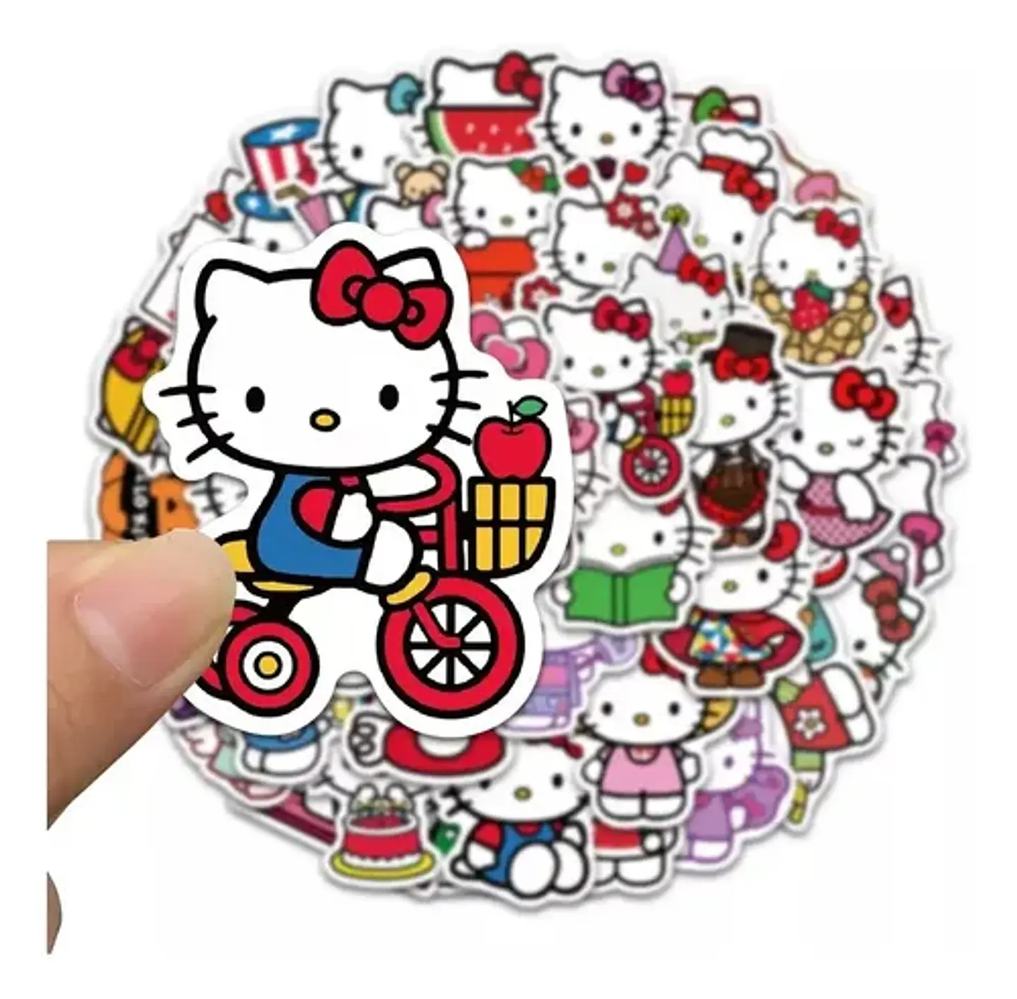 Hello Kitty - Set De 50 Stickers / Calcomanias / Pegatinas 11
