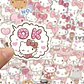 Hello Kitty - Set De 50 Stickers / Calcomanias / Pegatinas - Miniatura 13