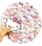 Hello Kitty - Set De 50 Stickers / Calcomanias / Pegatinas - Miniatura 14