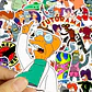 Futurama - Set De 50 Stickers / Calcomanias - Miniatura 3