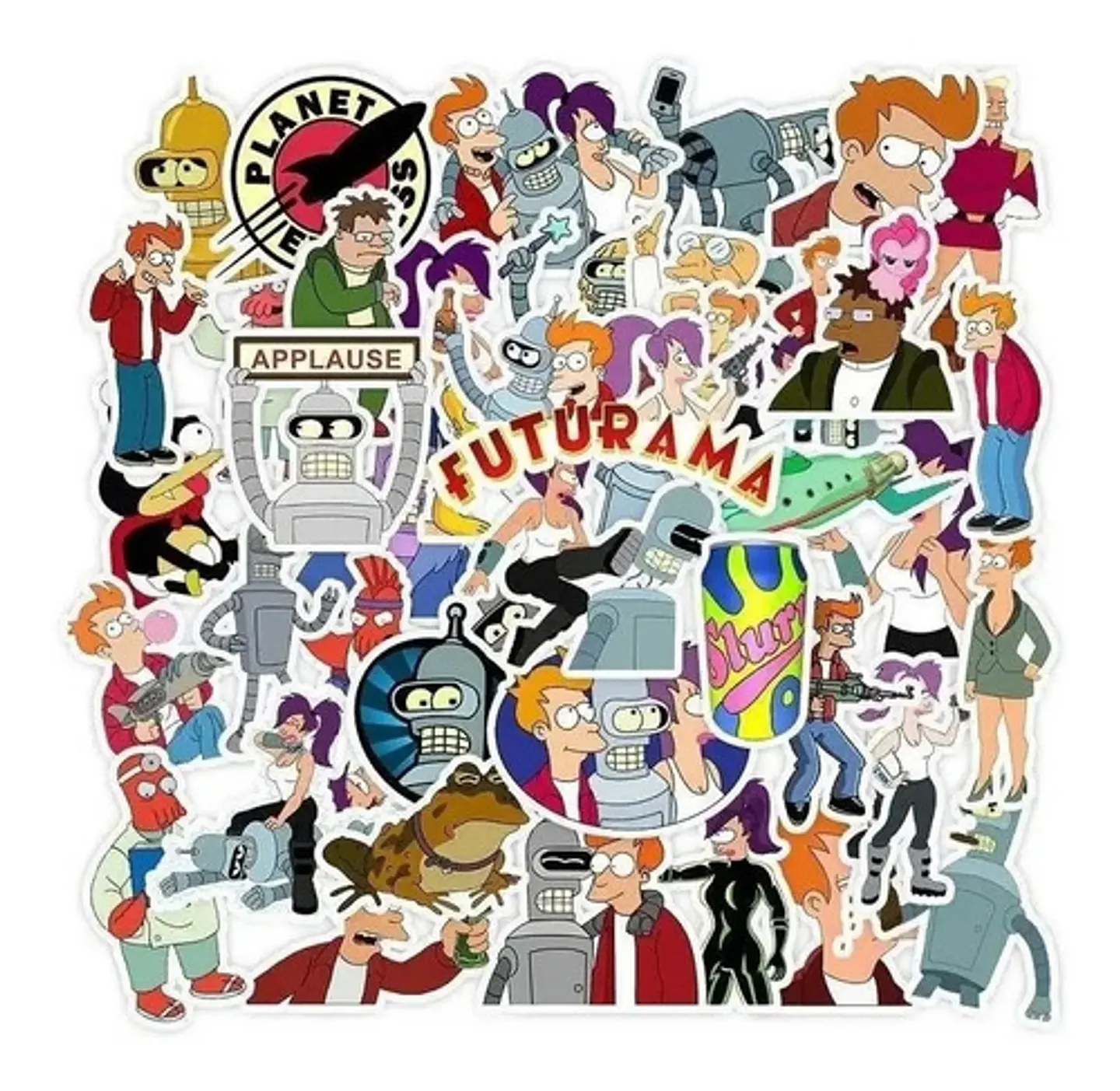 Futurama - Set De 50 Stickers / Calcomanias 4