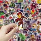 Set 100 Stickers Marvel / Dc Comics - Pegatinas / Calcomania - Miniatura 4