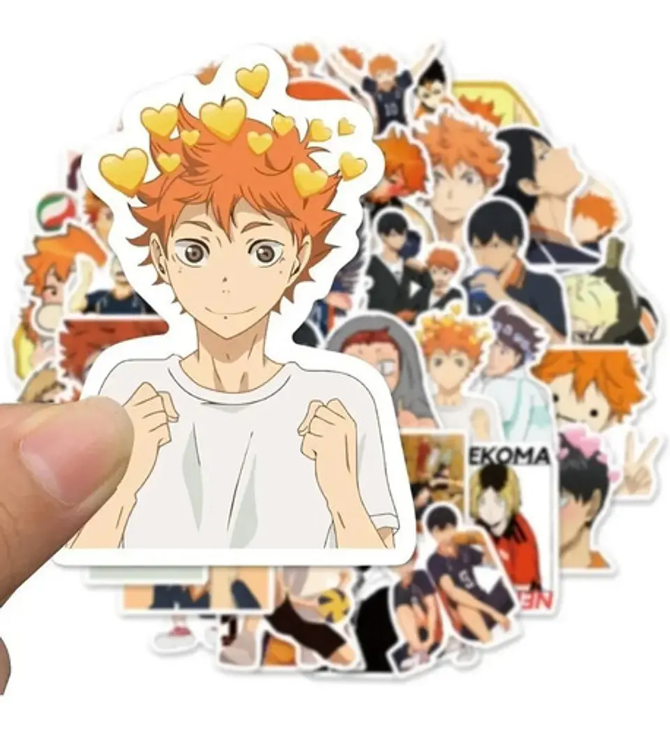 Haikyuu! - Set De 50 Stickers / Calcomanias / Pegatinas 3